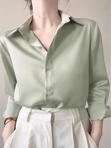 Camisa elegante coreana - camisa,