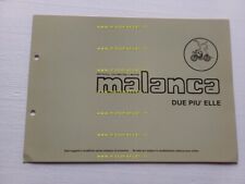 Malanca 50 Due Più Elle anni 70 catalogo ricambi telaio originale - FRAME LIST