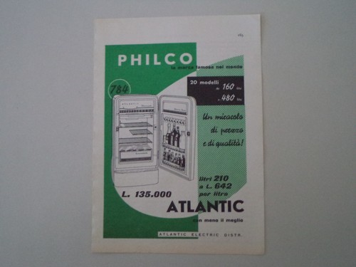 Advertising pubblicità 1958 - advertising,