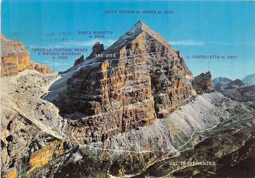 Cartolina postcard cortina - -,