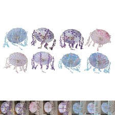 Ombrello di Carta Oleata, Ombrello di Carta Orientale Fatto a Mano, Accessorio