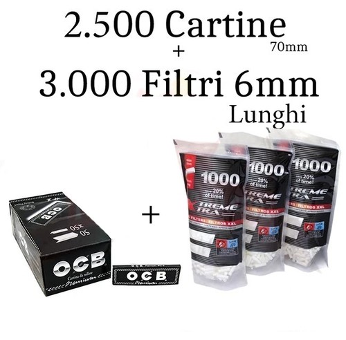 500 cartine ocb premium - 2.500,
