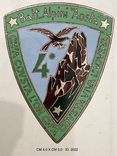 Alpini battaglione aosta - alpini, 4°