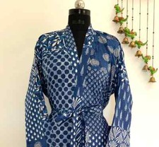 Kimono unisex indaco blu 100%
