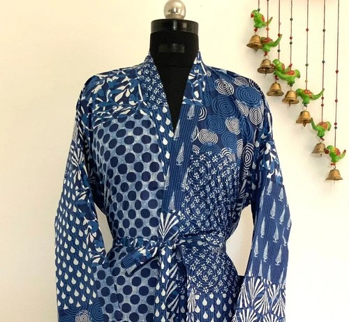 Kimono unisex indaco - , 100%