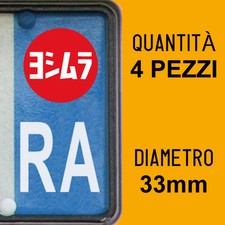 Kit 4 ADESIVI PER TARGA