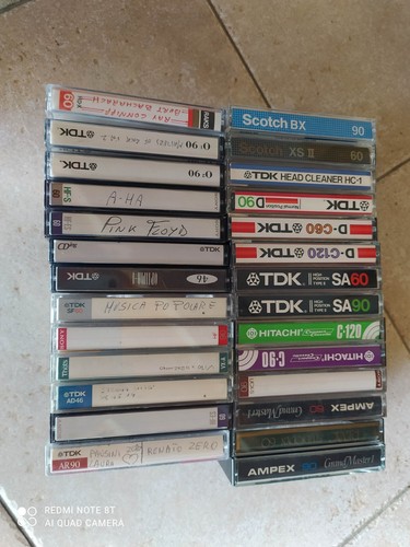 Lotto 27 audiocassette - lotto, di