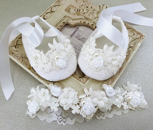 Scarpe battesimo bambina