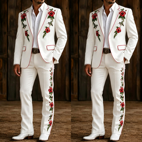 Tuta uomo bianca cowboy - , 2