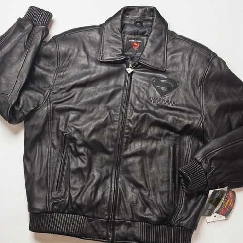 Giacca pelle superman - giacca,
