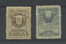 SAN MARINO 1910 STEMMI RARI