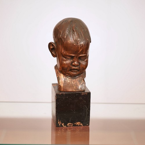 Scultura putto laminato - scultura,