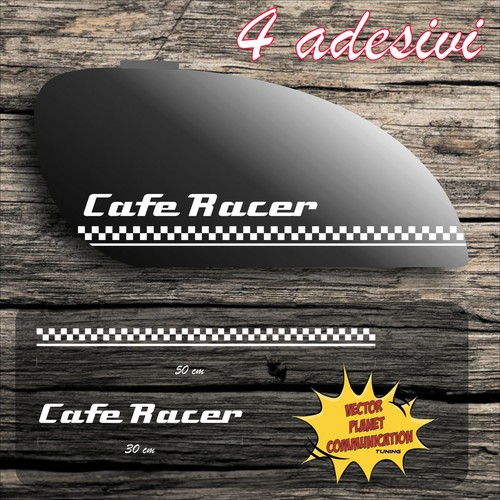 Adesivi cafe racer strisce - 4,