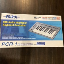 Edirol PCR-1 Interfaccia USB/Mini Controller Tastiera Argento - NUOVO in SCATOLA