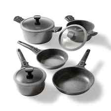 Stoneline Imagination PLUS Set di pentole 8 pezzi padella estraibile. Maniglie 20091 II scelta