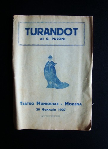 Turandot giacomo puccini 1927 - giacomo,