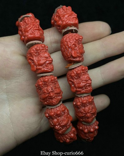 Bracciale catena perline - perline, testa