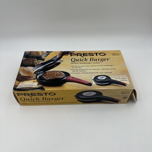Presto quick burger - burger, hamburger