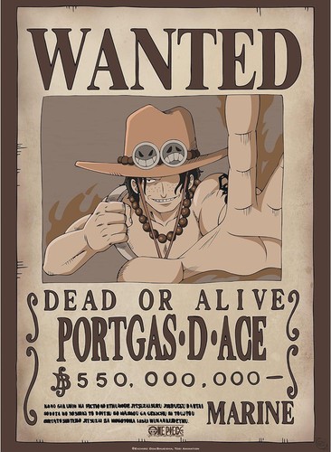 One piece poster ricercato - one,