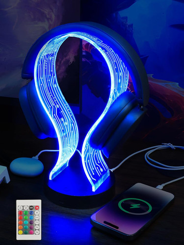Supporto per cuffie rgb con - con, 1