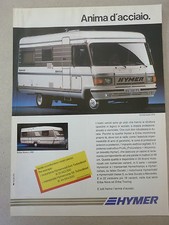 *ADVERTISING PUBBLICITA' HYMERMOBIL 670 e ERIBA NOVA anima d'acciaio --  1992