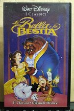 La bella e la Bestia VHS video cassetta ORIGINALE classici Disney 1993