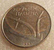 MONETA REPUBBLICA ITALIANA 10