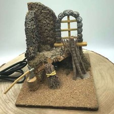 Ambientazione Per Presepe Fuoco con Finestra