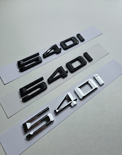 540i emblema nero
