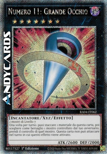 Numero grande occhio - 11:,