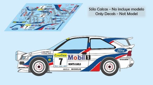 Decals ford escort - ford, cosworth
