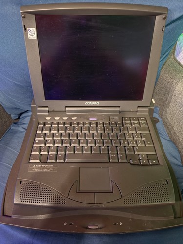 Notebook vintage compaq - vintage,