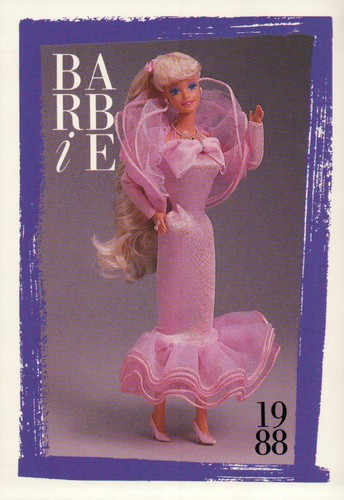 Barbie trading card moda - trading,