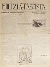 Giornale - Milizia Fascista N. 23 - 1934 L'impiego dei Battaglioni Camicie Nere