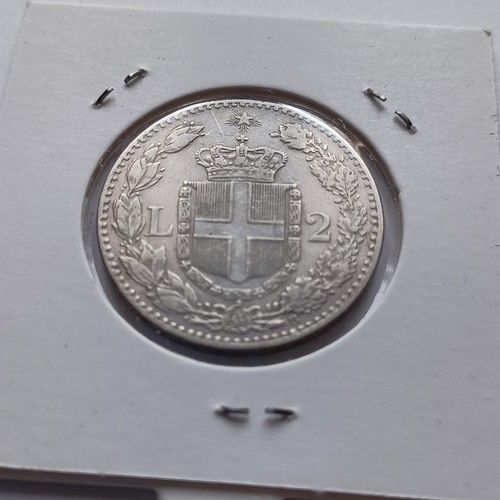 Moneta silver lire - 2, 1882