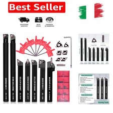 21 Pezzi Utensili Tornio per