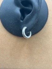 Cerchietti da lobo Bombati mm.3x14 Argento Sterling 925