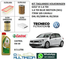 TAGLIANDO FILTRI OLIO CASTROL