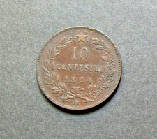 Centesimi 1894 segno di - centesimi,