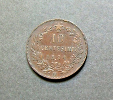 10 centesimi 1894 segno di