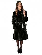 46 Women's Fur Black Mink Coat