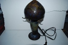 LAMPE TYPE GALLE EN PATE DE
