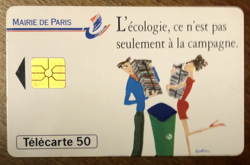 Mairie paris telecarte réf - telecarte,
