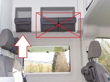 Borsa utility per rigonfiamento sinistro / ripiano in VW Grand California 680