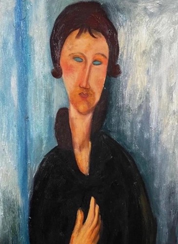 Dipinto olio tela - su, firmato