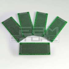 Set 5pz millefori 3x7 cm - basetta vetronite doppia faccia - ART. AN11