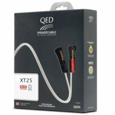 QED PERFORMANCE XT 25 CAVO DI POTENZA STEREO TERMINATO BANANA 3MT RAME IPERPURO