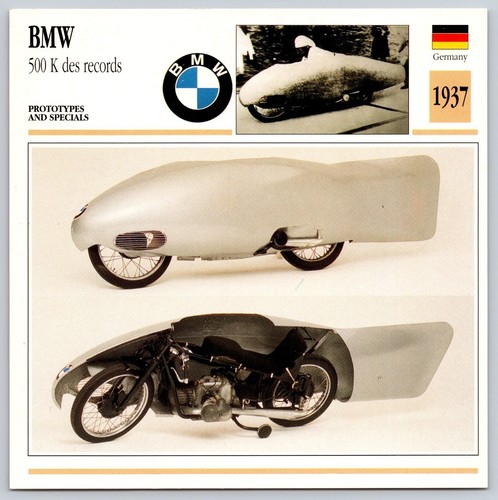 Scheda moto bmw - 500, k