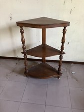 CANTONALE O ANGOLARE  ATEGIERE LUIGI FILIPPO IN NOCE MASSELLO DELLA META DEL 800