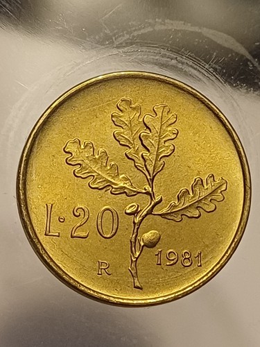 Lire fdc 1981 sigillata da - 20,